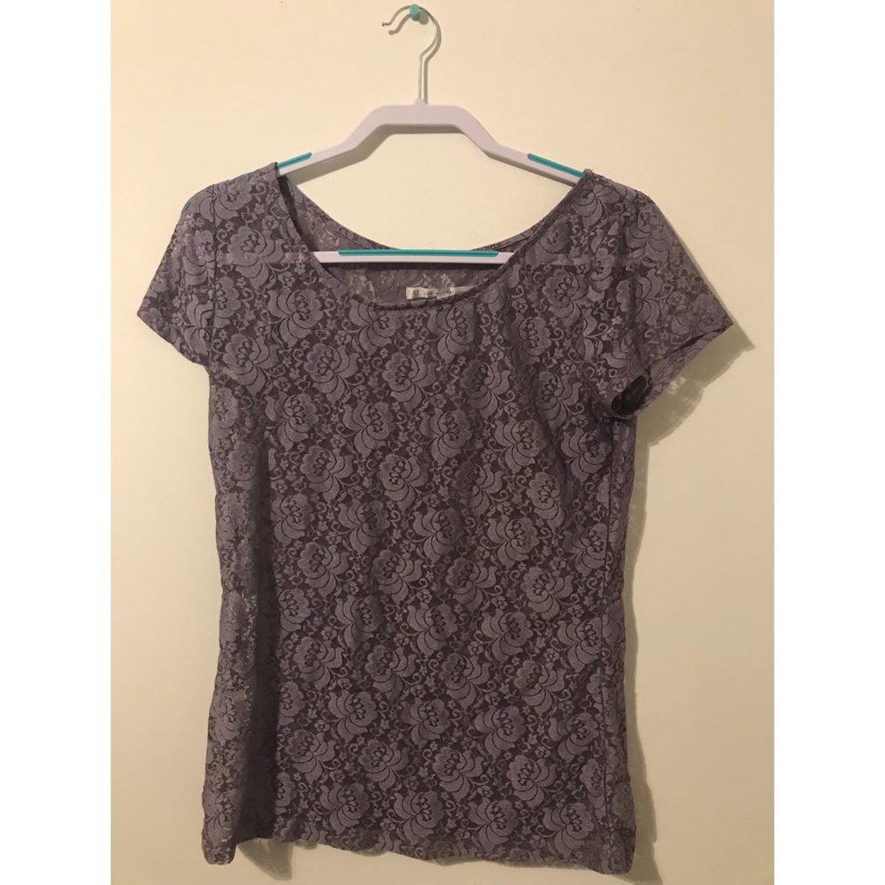 Lavender Lace Blouse